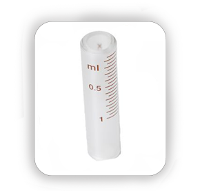 اسطوانة زجاجية سوكوركس متوفرة بجميع الأحجام 0.3 - 0.5 - 1 - 5 مل